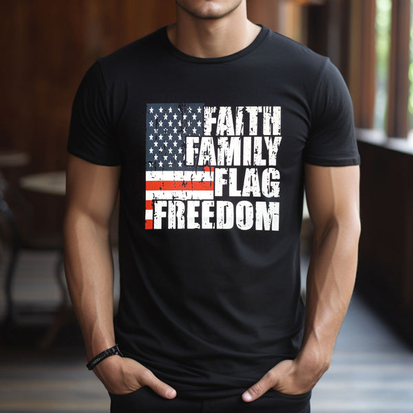 Faith Family Flag Freedom